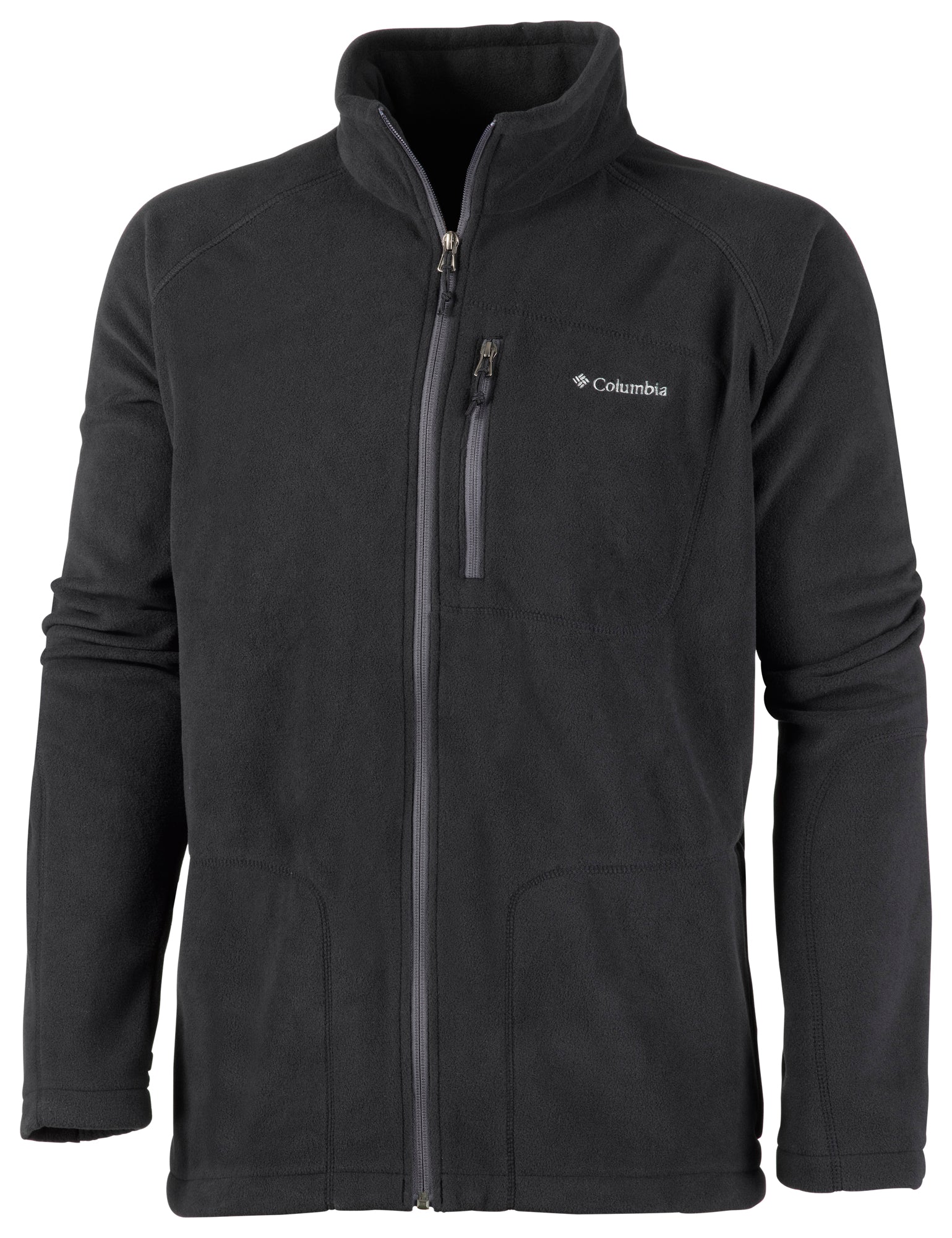 COLUMBIA FULL ZIP FLEECE BLACK