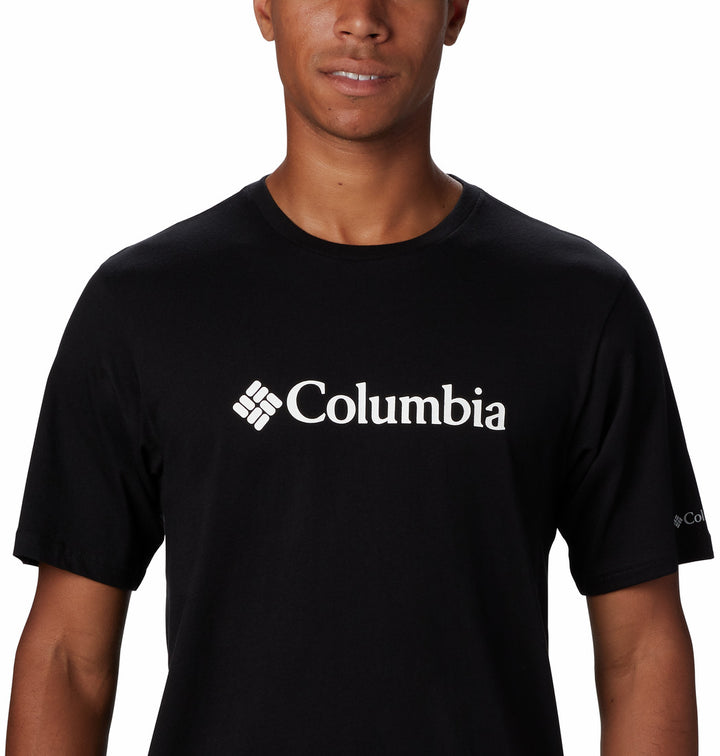 COLUMBIA BASIC LOGO TEE - BLACK