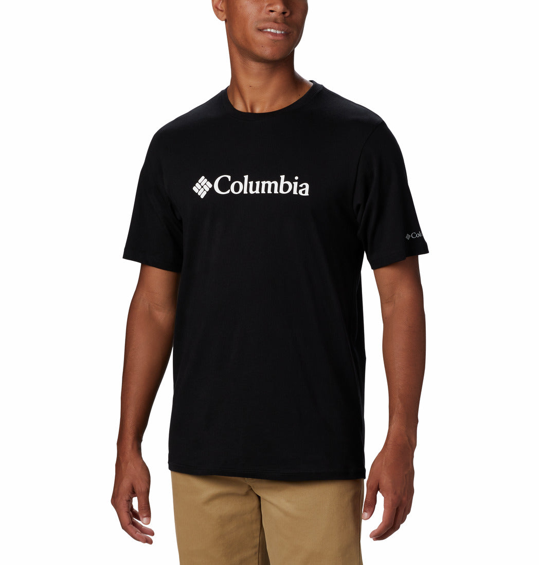 COLUMBIA BASIC LOGO TEE - BLACK