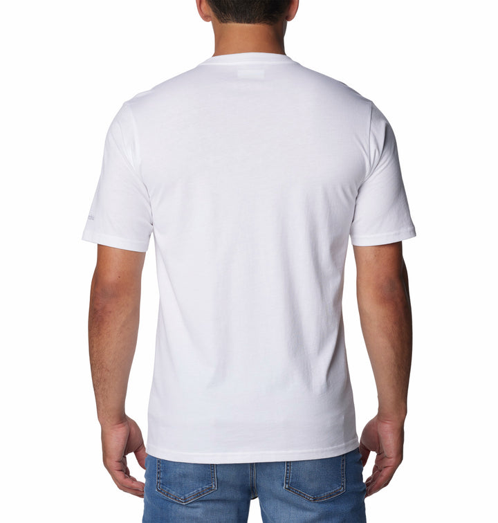 COLUMBIA BASIC LOGO TEE - WHITE