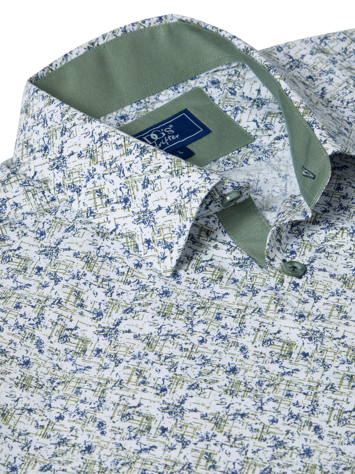 DRIFTER 14681SS SHIRT - 34 GREEN