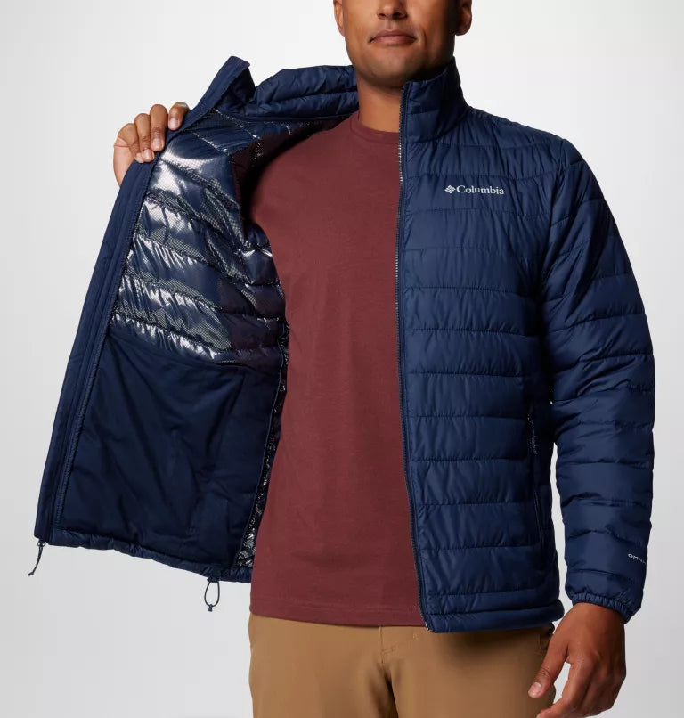 COLUMBIA POWDER LITE JACKET - NAVY