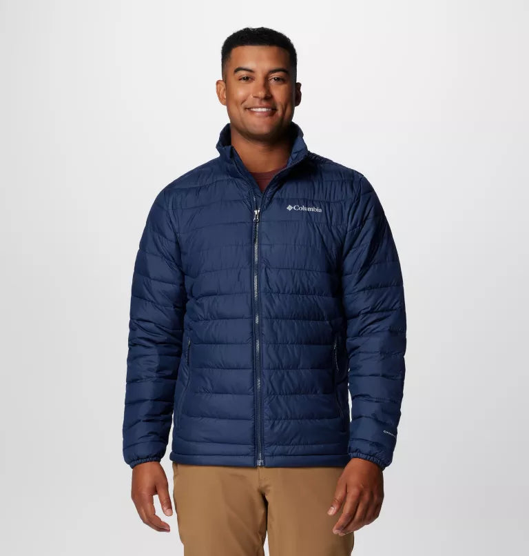 COLUMBIA POWDER LITE JACKET - NAVY