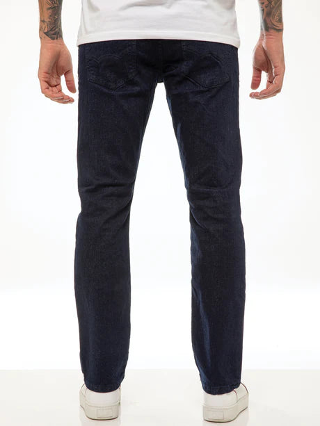 ENZO EM629 STRAIGHT LEG JEAN - NAVY