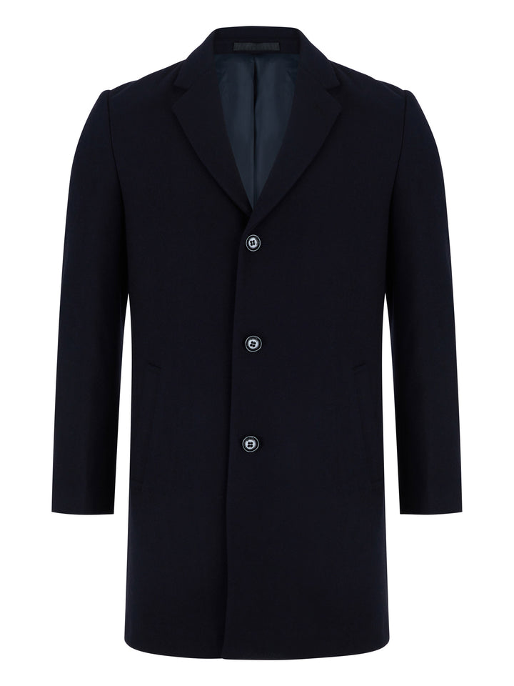 DG OSBOURNE OVERCOAT NAVY