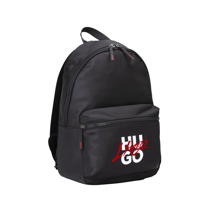 HUGO HANDWRITTEN2.0_BACKPACK - BLACK