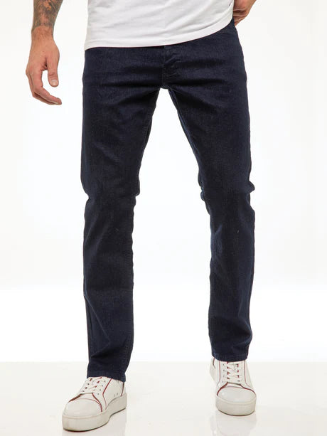 ENZO EM629 STRAIGHT LEG JEAN - NAVY