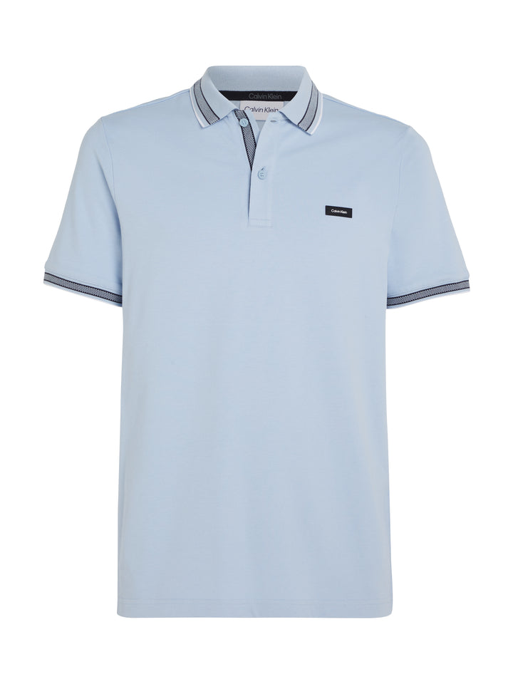 CK STRETCH PIQUE TIPPING POLO - CGK