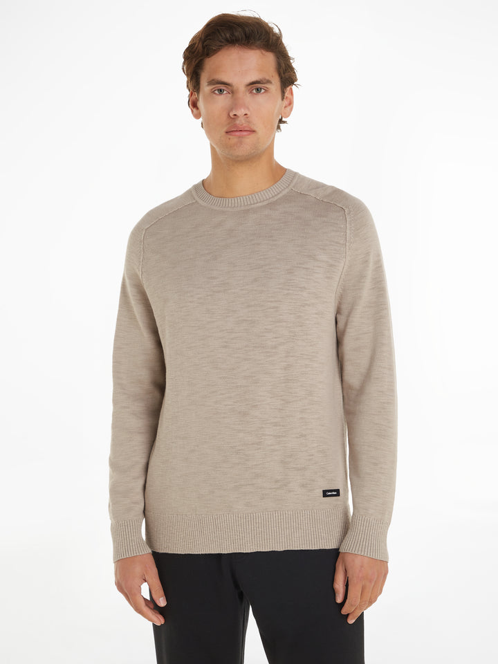 CK SLUB TEXTURE SWEATER - ATMOSPHERE