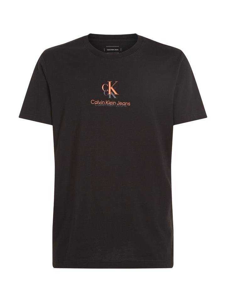 CKJ SHADOW LOGO TEE - BLACK