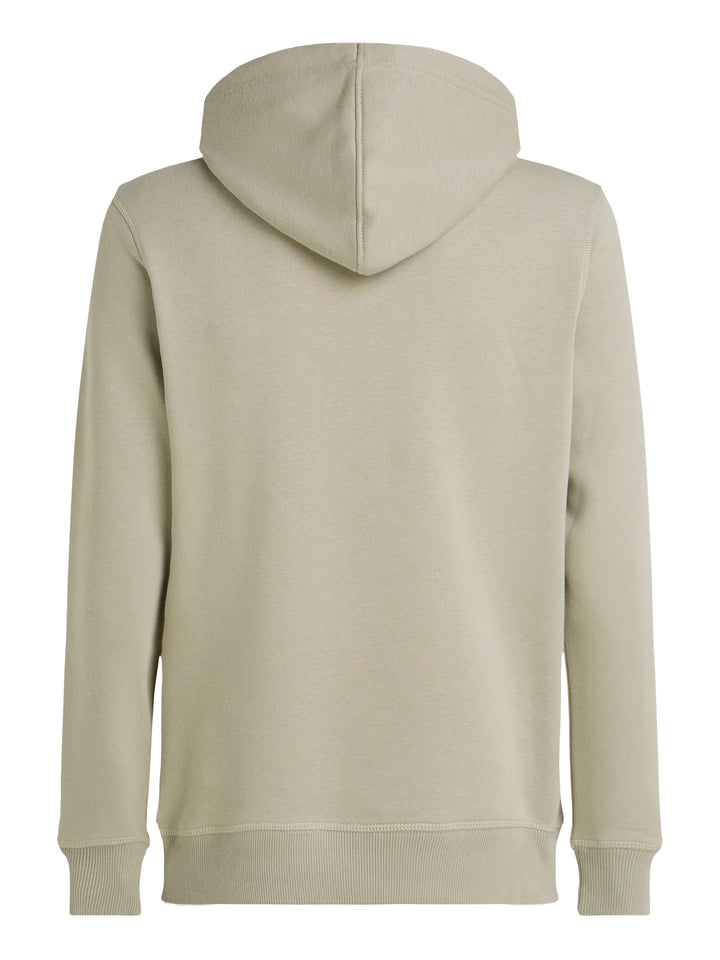 CKJ MONOLOGO HOODIE - ALUMINUM