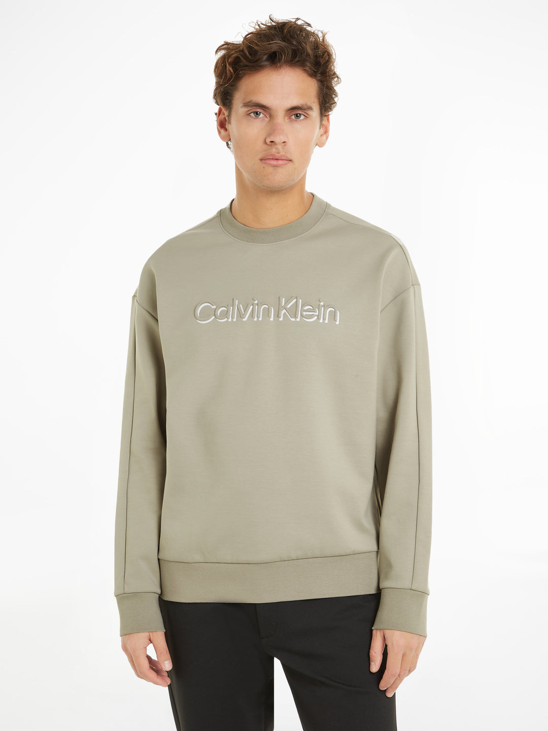 CK SHADOW EMBOSSED LOGO SWEATSHIRT