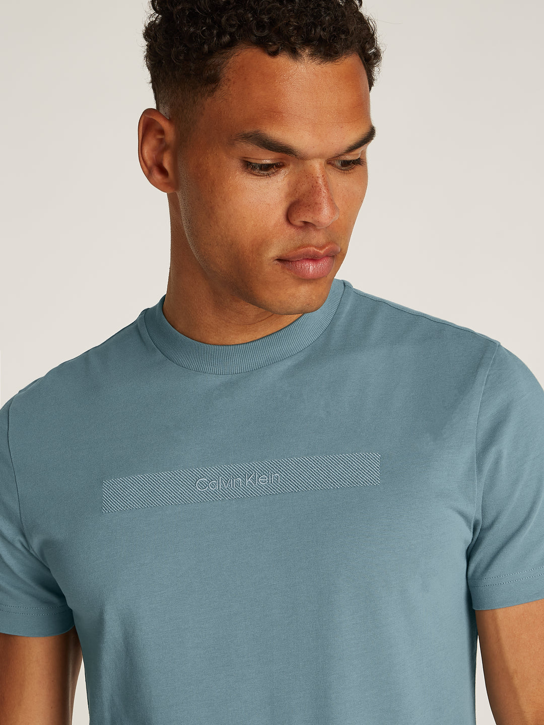 CK STRUCTURED EMBROIDERY TEE - GOBLIN