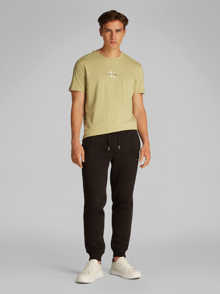 CKJ MONOLOGO TEE - LEEK GREEN