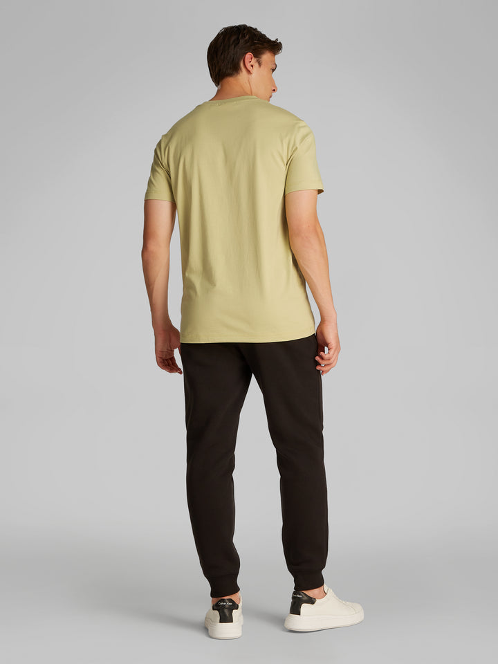 CKJ MONOLOGO TEE - LEEK GREEN