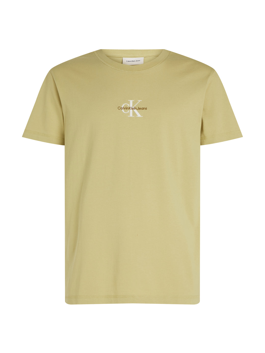 CKJ MONOLOGO TEE - LEEK GREEN