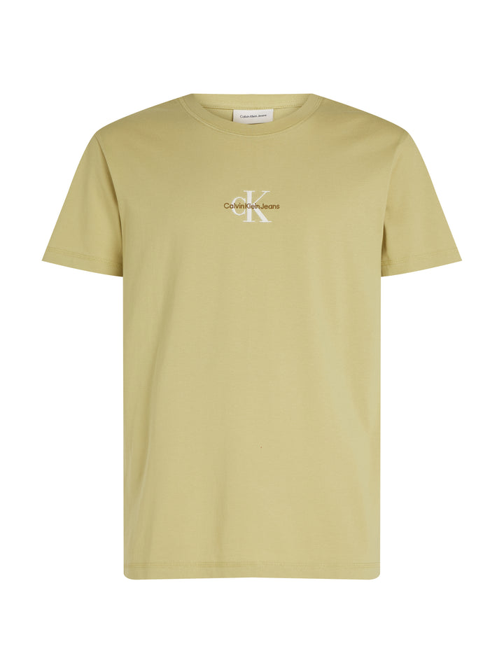 CKJ MONOLOGO TEE - LEEK GREEN