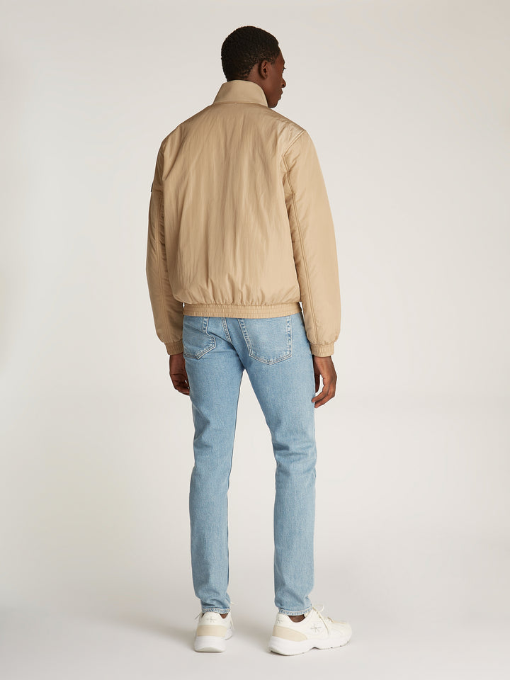 CKJ PADDED HARRINGTON - TRAVERTINE