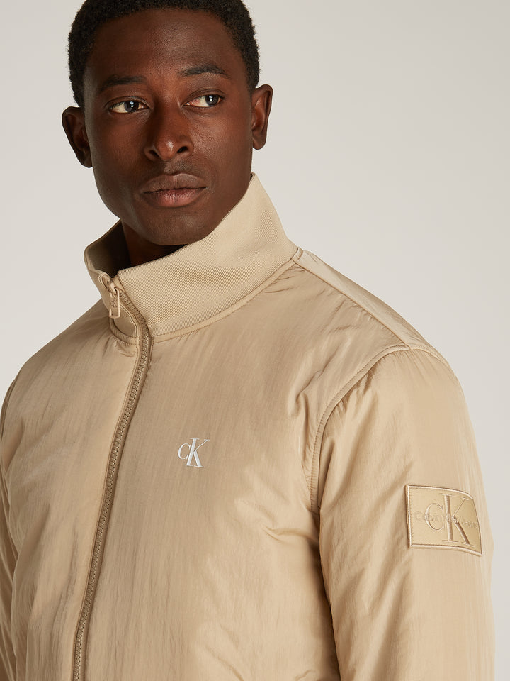 CKJ PADDED HARRINGTON - TRAVERTINE