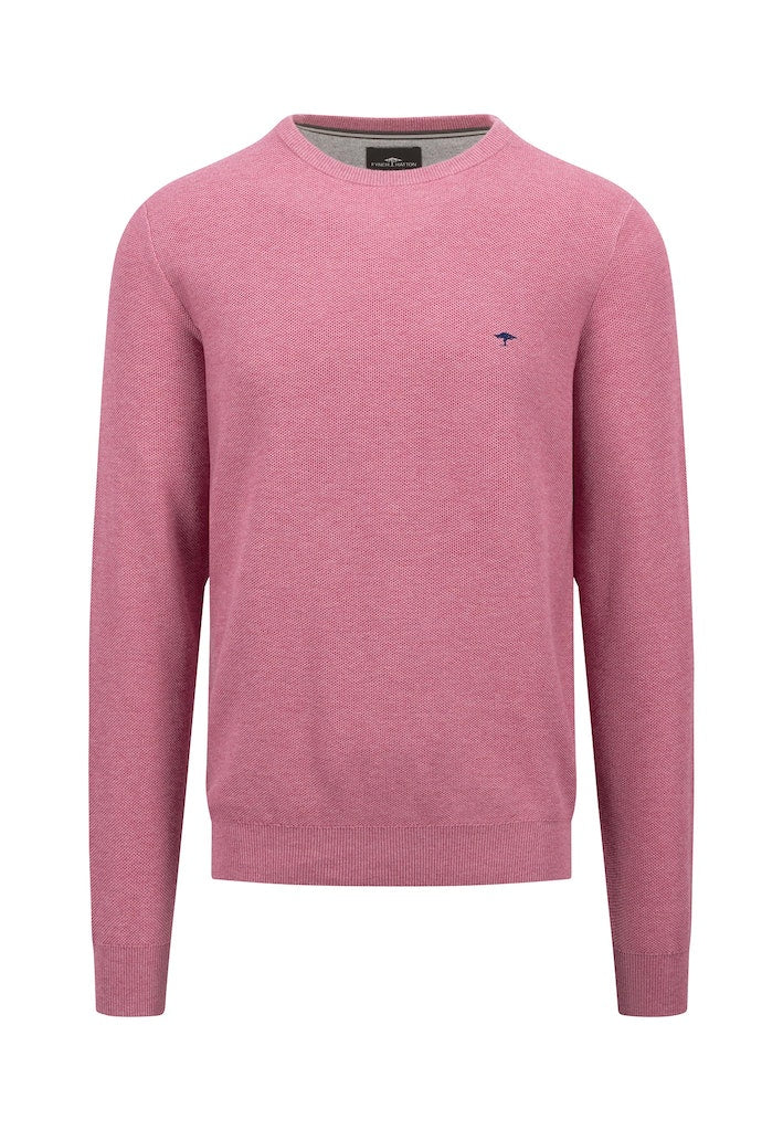 FYNCH HATTON O-NECK - PALE BLUSH