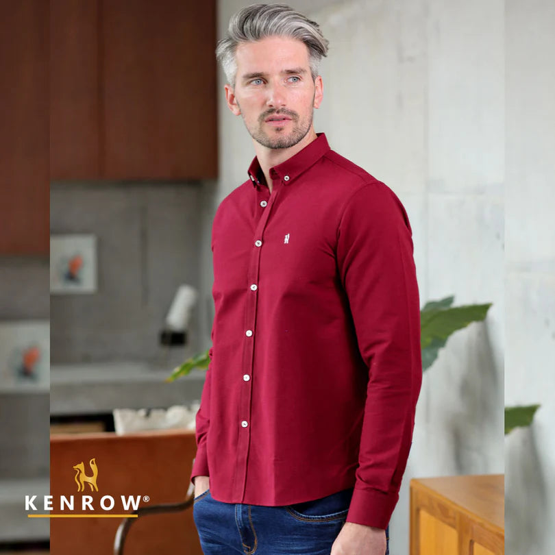 KENROW FRED SHIRT - RUBY