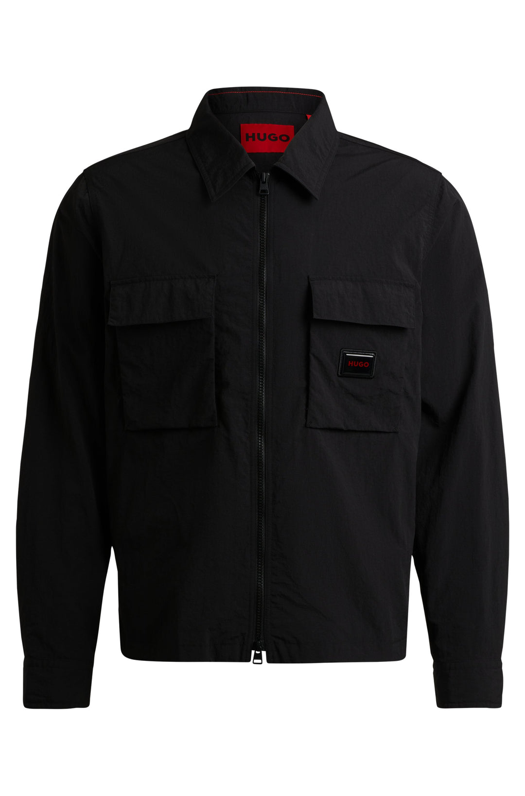 HUGO ESELIO OVERSHIRT - BLACK