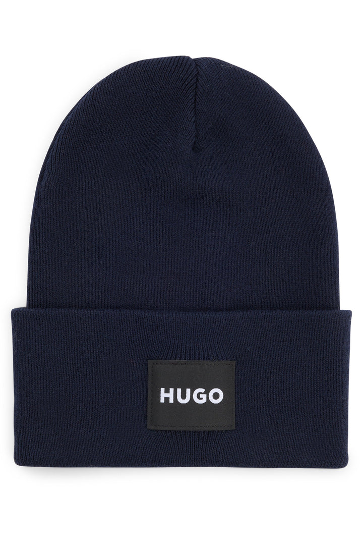 HUGO XEVON_C BEANIE - NAVY