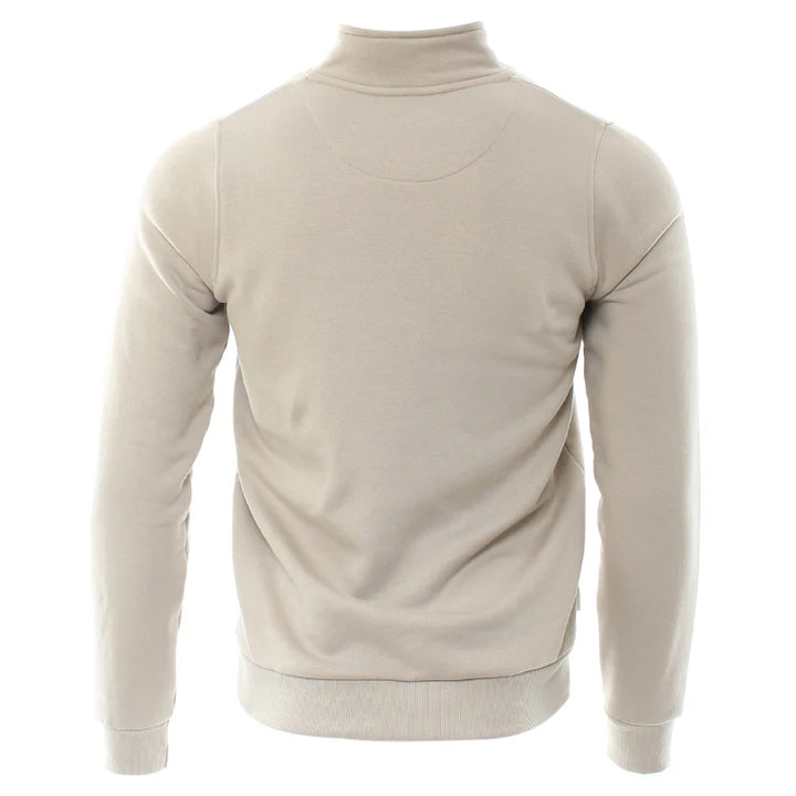 KENROW JERALD HALF ZIP JUMPER - SAND