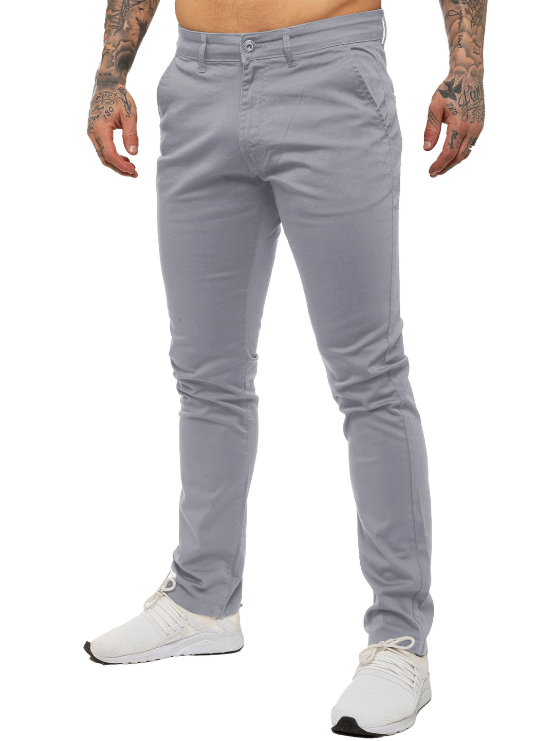 EJ EZ348 CHINO - LIGHT GREY