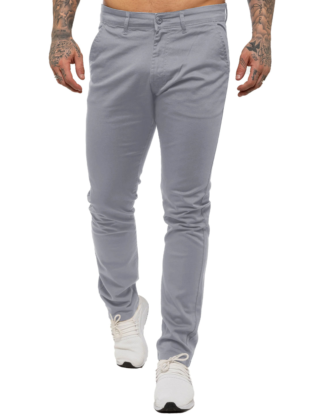 EJ EZ348 CHINO - LIGHT GREY