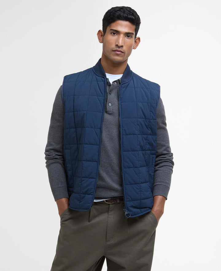 BARBOUR ELMSTONE QUILTED GILET - NAVY