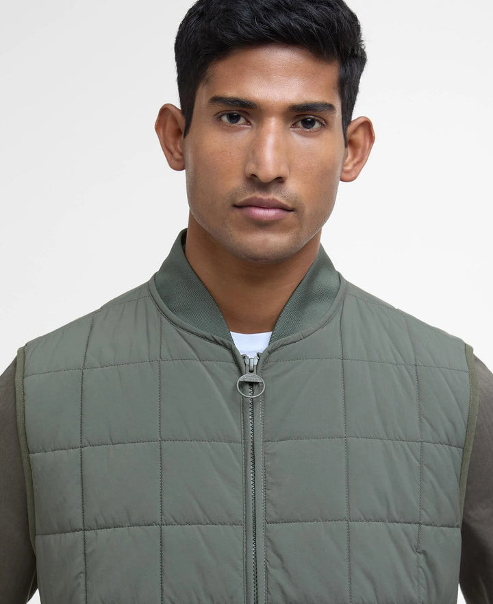 BARBOUR ELMSTONE QUILTED GILET - GREEN