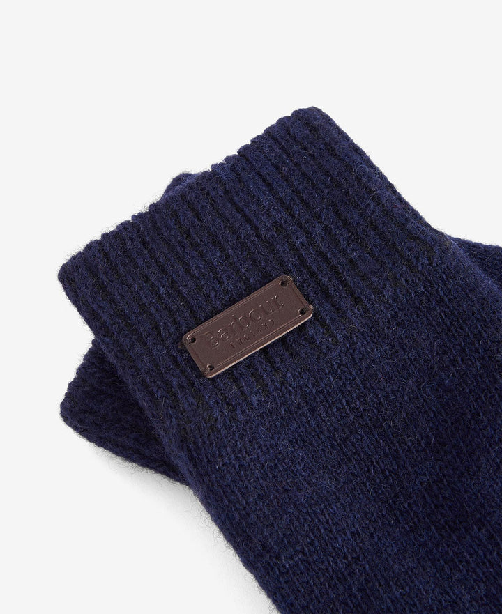 BARBOUR CARLTON GLOVES - NAVY