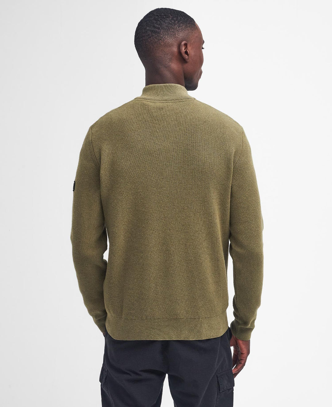 B.INTL CRAWLEY FUNNEL NECK - OLIVE