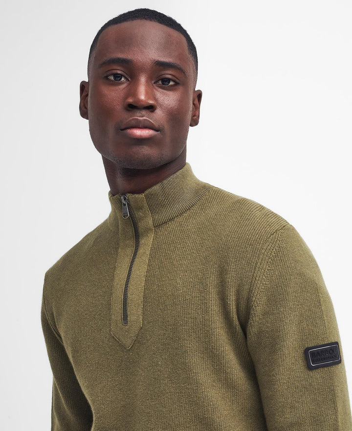 B.INTL CRAWLEY FUNNEL NECK - OLIVE