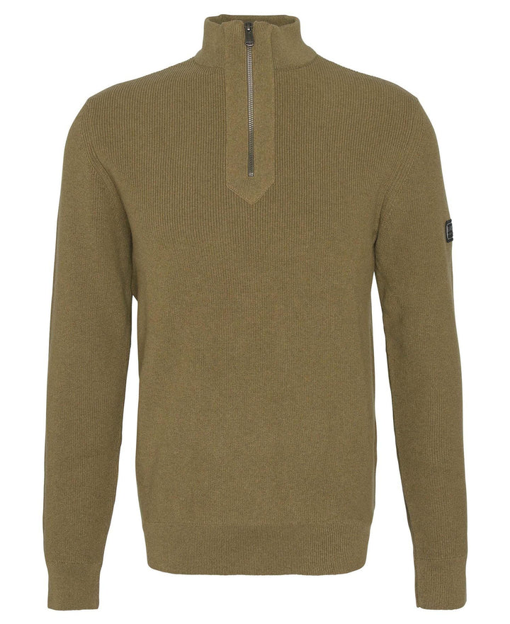 B.INTL CRAWLEY FUNNEL NECK - OLIVE