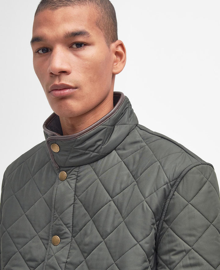 BARBOUR POWELL QUILT - SAGE