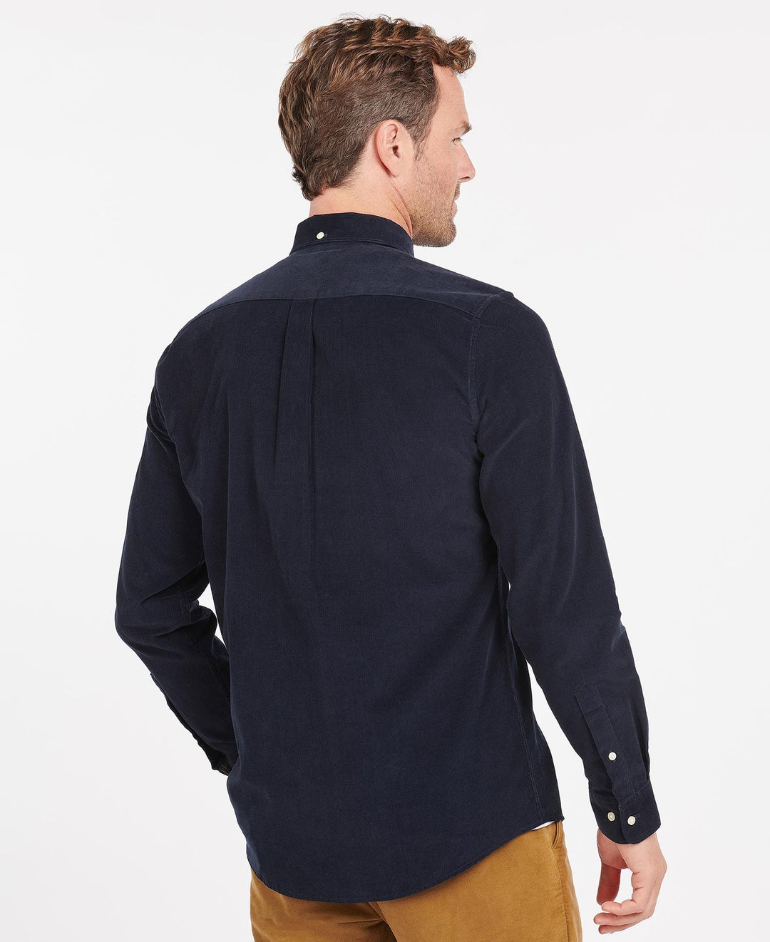 BARBOUR RAMSEY CORD SHIRT - NAVY