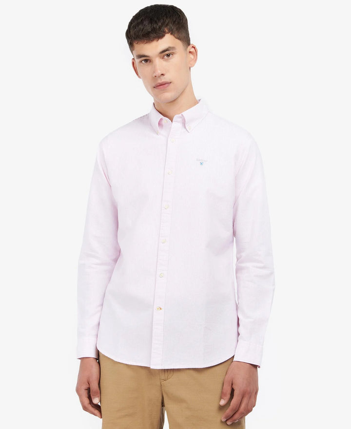 BARBOUR STRIPED OXTOWN SHIRT - PINK