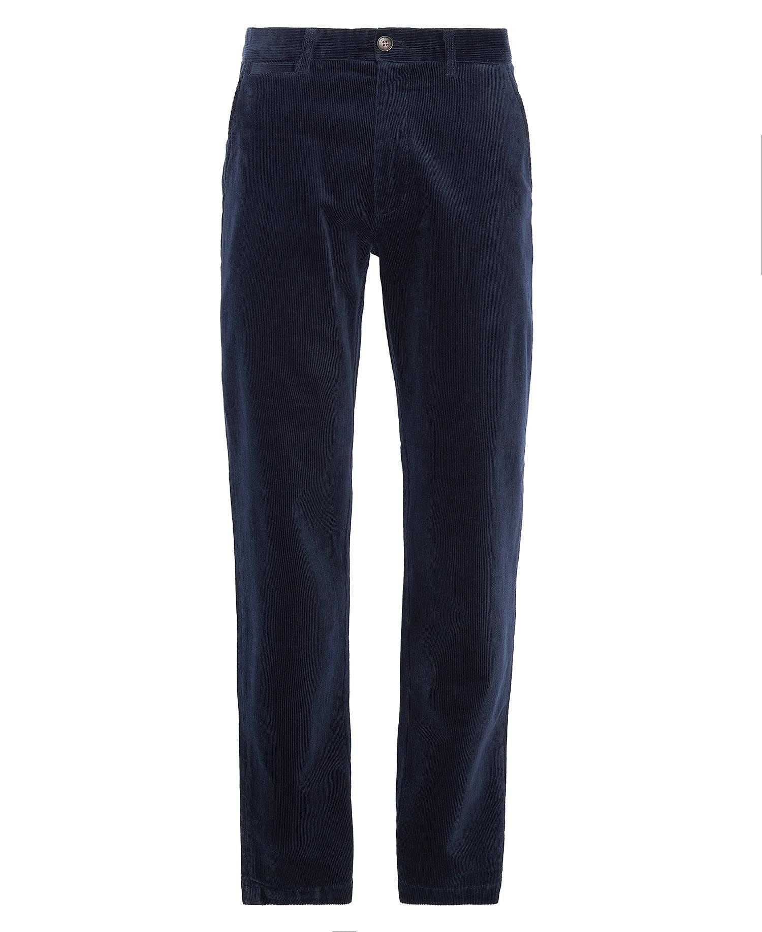 Barbour trousers navy online