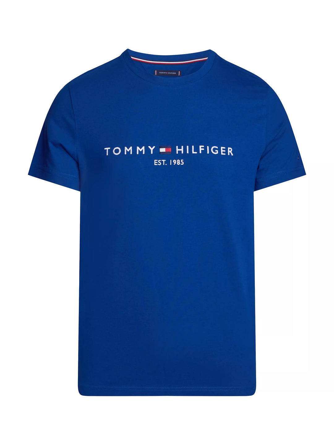 TH TOMMY LOGO TEE - ANCHOR BLUE