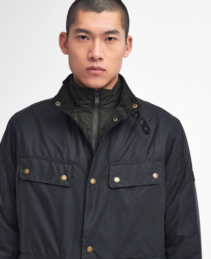 B.INTL WELLSTONE WAX JACKET - SAGE