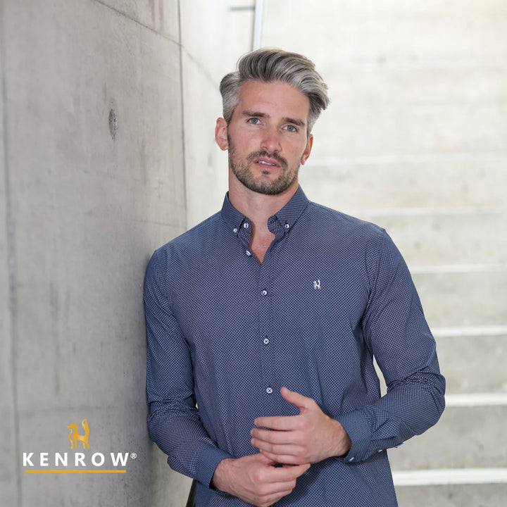 KENROW OLLIE SHIRT - NAVY