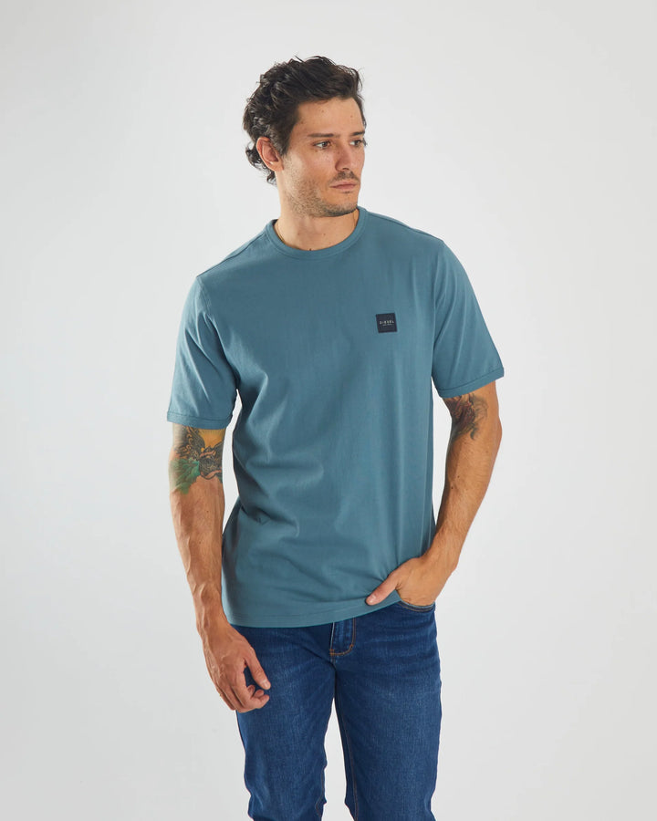 DIESEL THADDEUS TEE - BLUE HAVEN