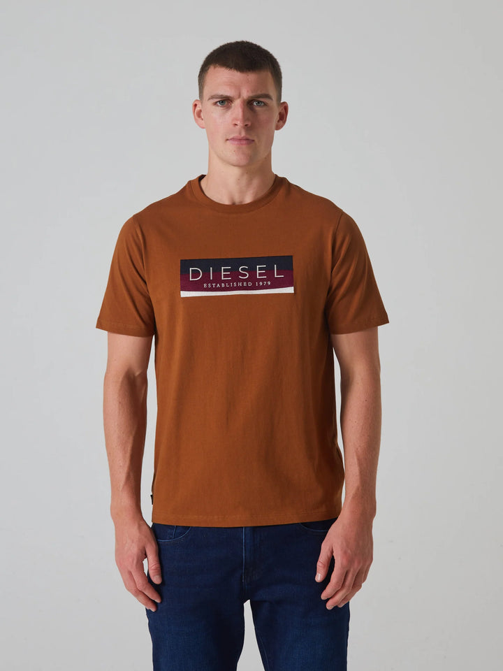 DIESEL TIMOTHY TEE - MAPLE WOOD