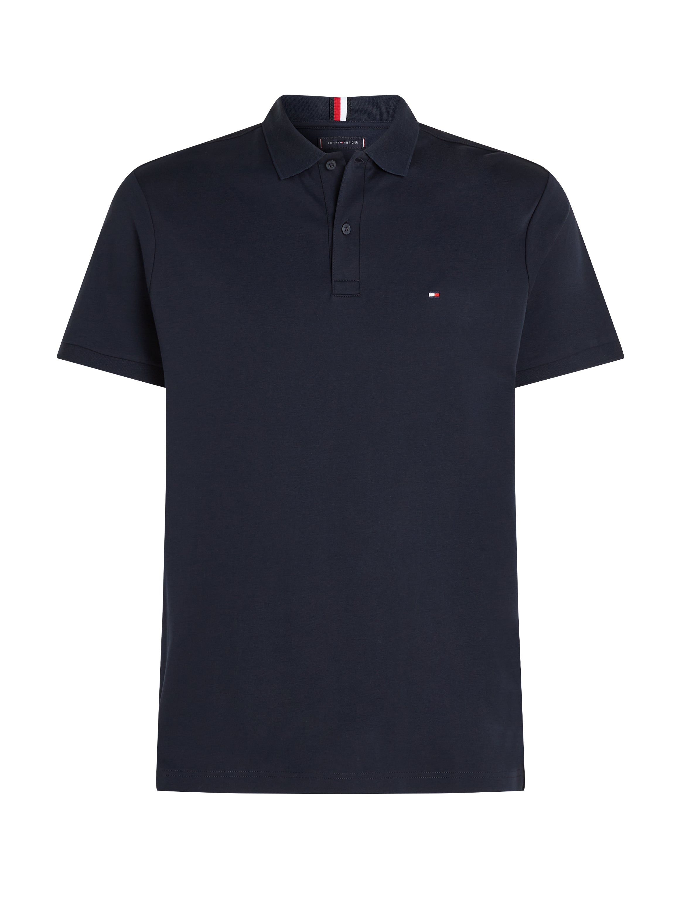 TH LIQUID COTTON ESS REG POLO NAVY