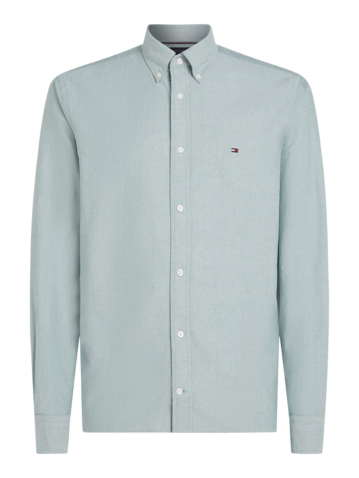 TH SOLID HERITAGE OXFORD RF SHIRT - GREEN