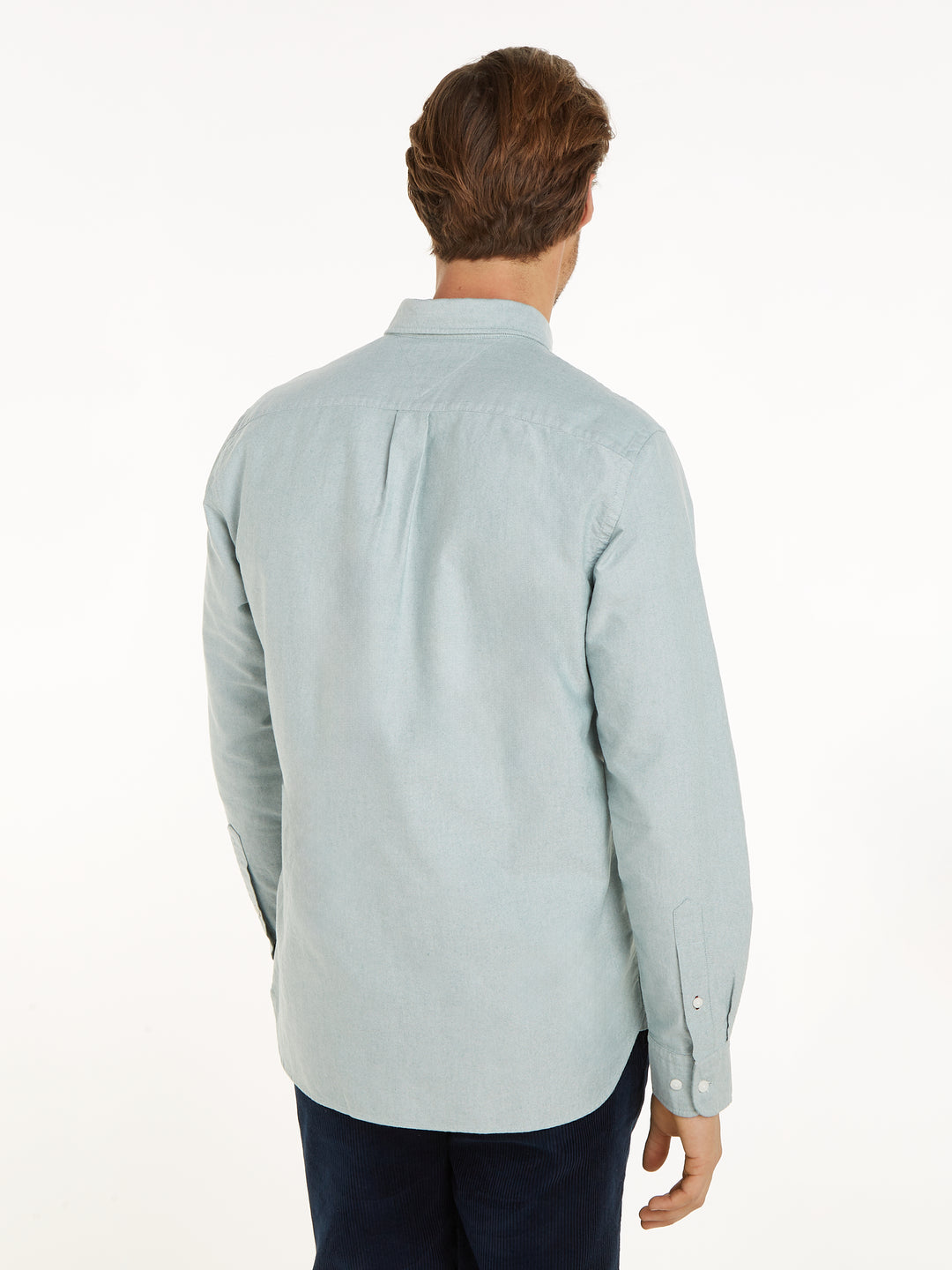 TH SOLID HERITAGE OXFORD RF SHIRT - GREEN