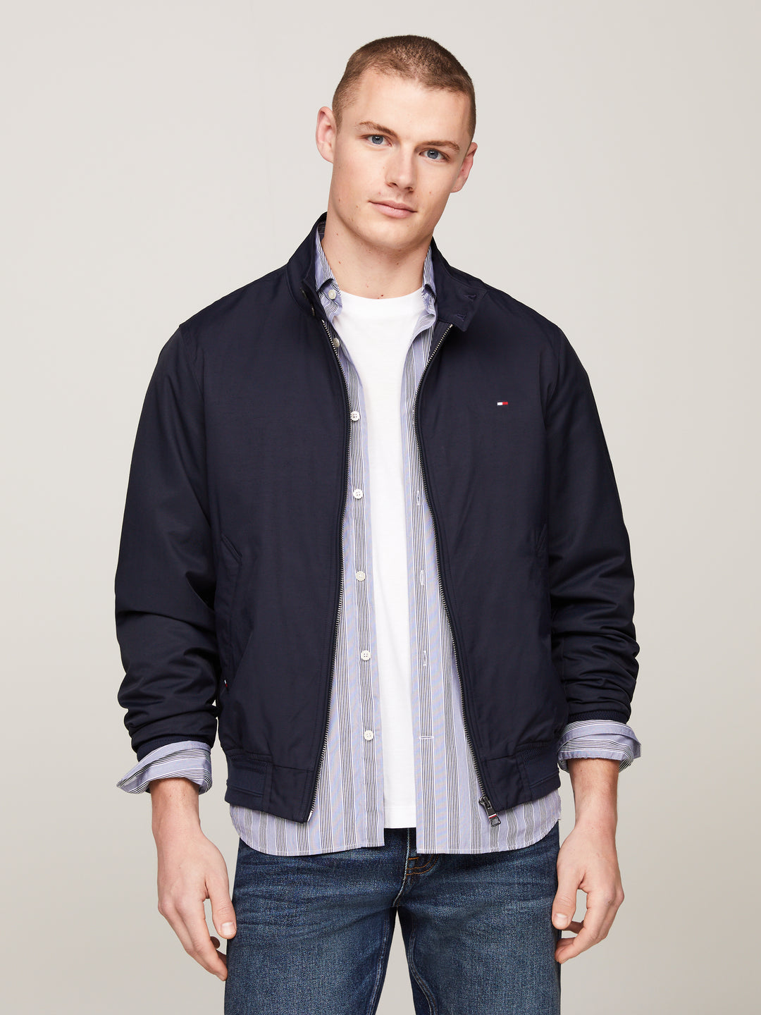 TH CLUB HARRINGTON JACKET - NAVY