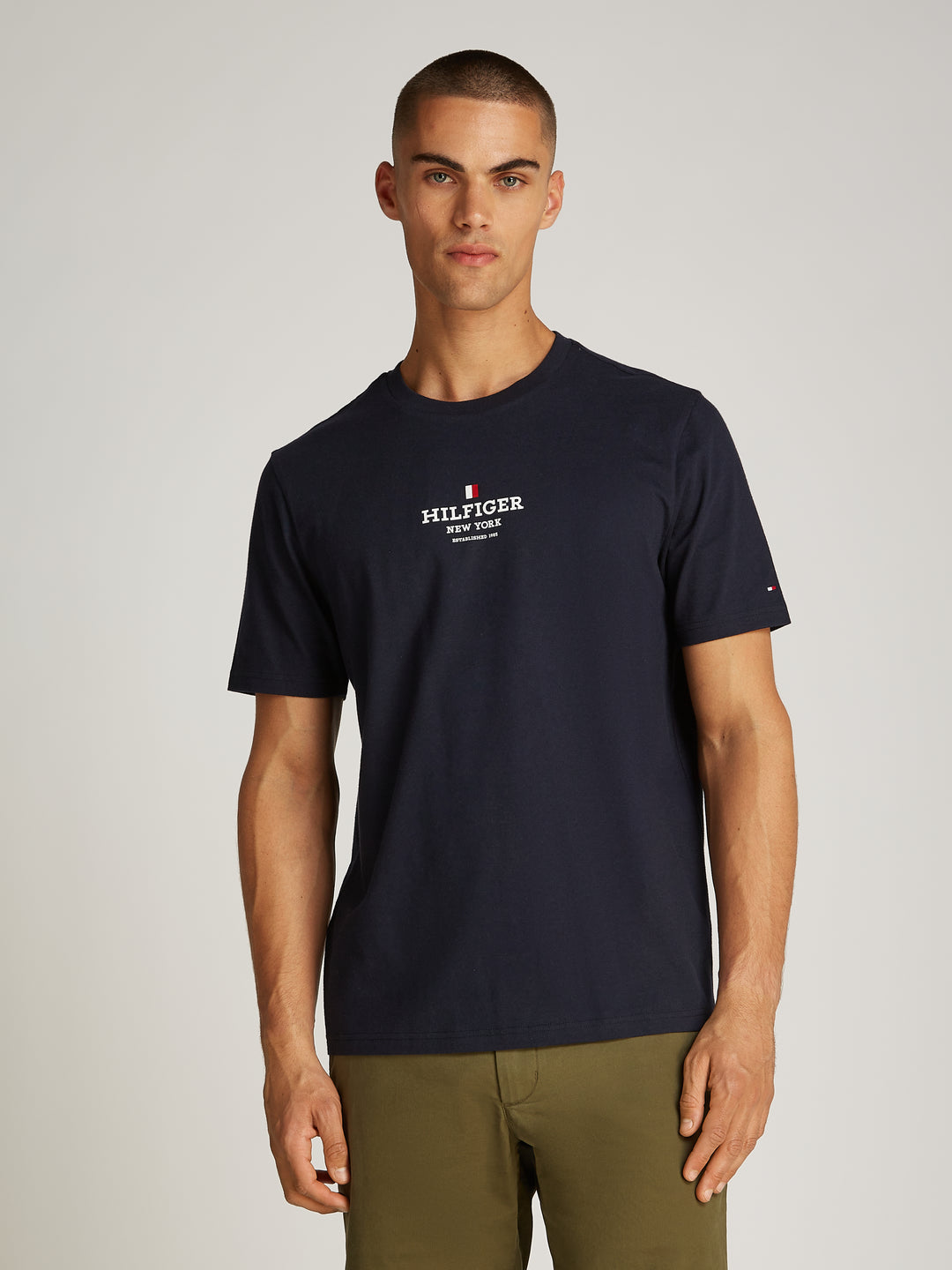 TH RWB HILFIGER TEE - NAVY